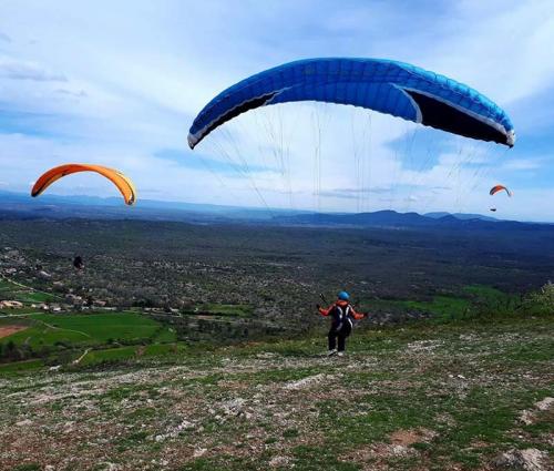 Vol en parapente